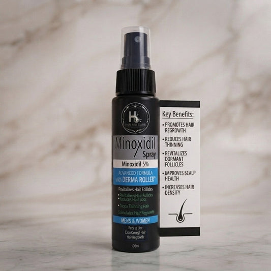 Minoxin Hair Regrowth Treatment, Minoxidil 5% Tropical Solution